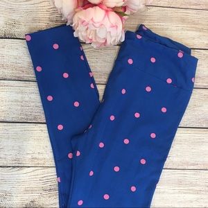 NEW LuLaRoe leggings w/ polka dots- One Size!